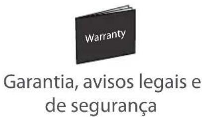 Garantia, avisos legais e de segurança