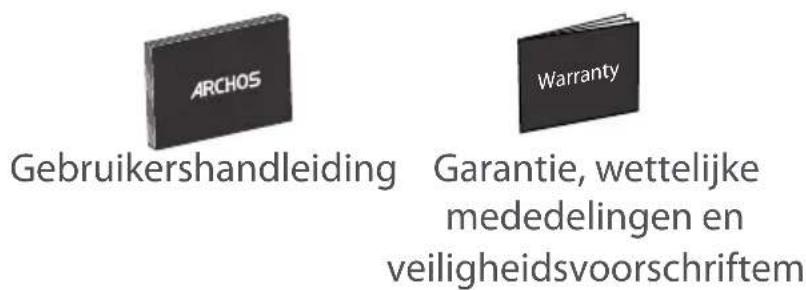 ARCHOS Gebruikershandleiding Garantie, wettelijke mededelingen en veiligheidsvoorschriften