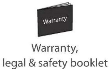 Warranty legal & safety booklet