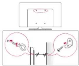LG 50LF650V - TV'nin duvara sabitlenmesi - 1