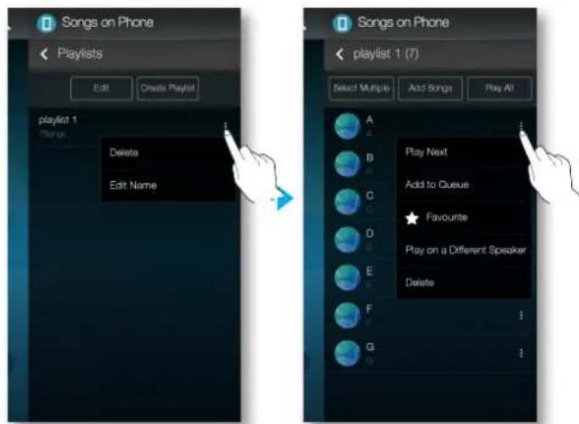 SAMSUNG Multiroom 360 - Sélectionnez de Listes lect. ou de la musique pour utiliser le menu supplémentaire. - 1