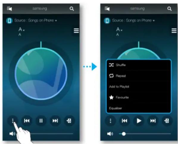 SAMSUNG Multiroom 360 - Appuyez sur . - 1