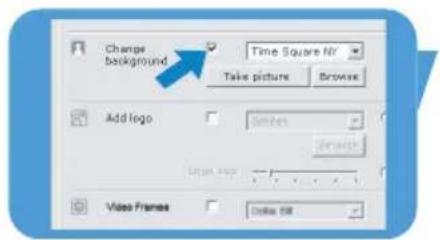 PHILIPS SPC1290NC - ② Change background (changer l'arrière-plan) - 1