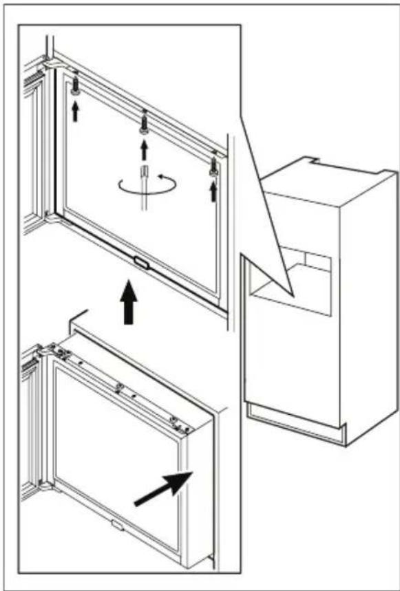AEG SWS74500G0 - Installing in a kitchen unit - 1