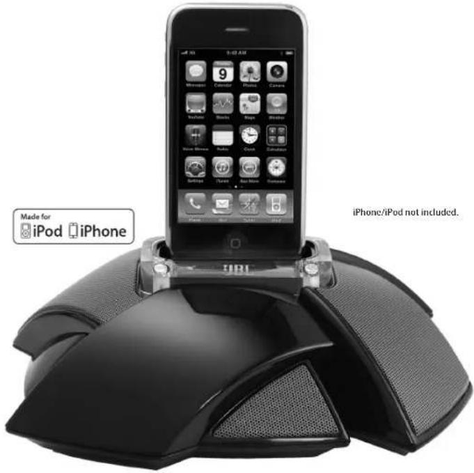 Made for iPod iPhone iPhone/iPod not included.