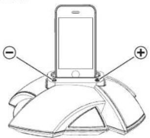 JBL Diminuir volume Reproduzir/Pausa Anterior/Retroceder (Mantenha pressionado para retroceder) Correr Menu para Cima Menu Aumentar volume Silêncio/Activar Seguinte/ Avanço rápido (Mantenha pressionado para avançar) Correr Menu para Baixo Selecionar/ Entrar Menu