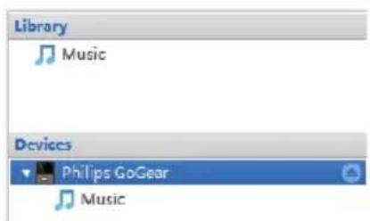 Library Music Devices Philips GoGear Music