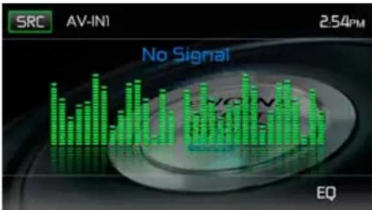 SRC AV-IN1 2:54PM No Signal EQ