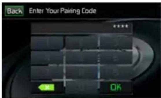 Back Enter Your Pairing Code OK