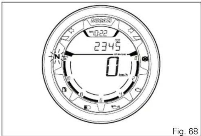 DC0171 0:22 2345 N 0 km/h Fig. 68