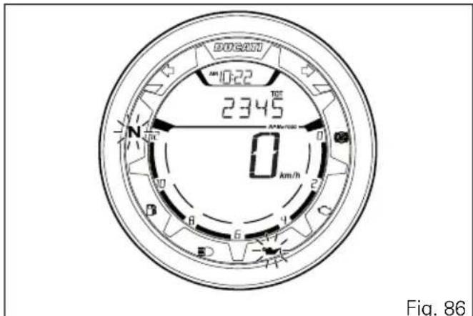 DOCAI 10:22 2345 N 0 km/h Fig. 86