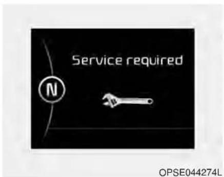 Service required N OPSE044274L