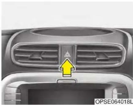 KIA Soul EV (2015) - Hazard warning flasher - 1