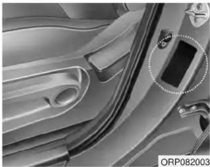 KIA Soul EV (2015) - TIRE SPECIFICATION AND PRESSURE LABEL - 1