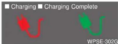 ■ Charging ■ Charging Complete WPSE-302G