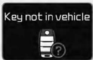 Key not in vehicle