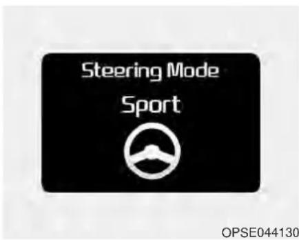 Steering Mode Sport OPSE044130