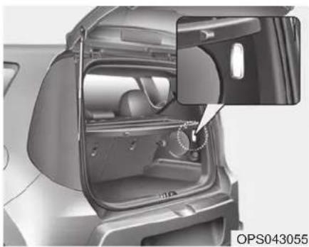 KIA Soul EV (2015) - Luggage room lamp - 1