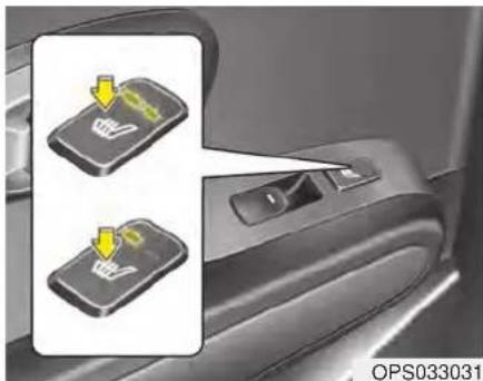 KIA Soul EV (2015) - Rear seat warmer (if equipped) - 1