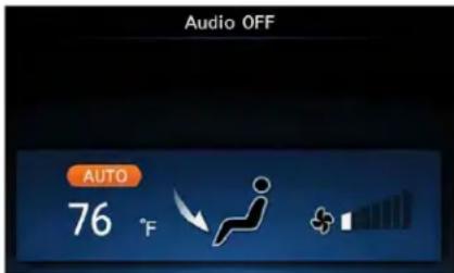 Audio OFF AUTO 76 °F