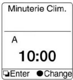 Minuterie Clim. A 10:00 Enter ●Change