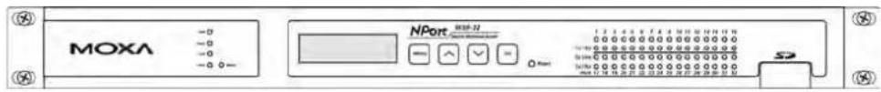 MOXA NPort 2018-12 Control buttons MOSO Pout 1 2 3 4 5 6 7 8 9 10 11 12 13 14 15 16 17 18 19 20 21 22 23 24 25 26 27 28 29 30 31 32 33 34 35 36 37 38 39 40 41 42 43 44 45 46 47 48 49 50 51 52 53 54 55 56 57 58 59 60 61 62 63 64 65 66 67 68 69 70 Control buttons MOSO Pout SP