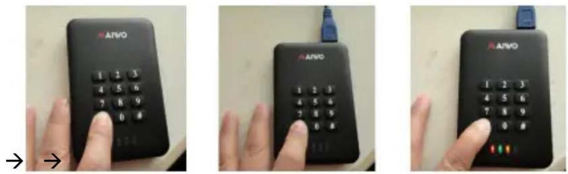 Hamlet HEXD25U3KK5 - Change the password - 1