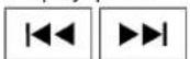NISSAN NV2500 HD (2016) - SEEK(ReverseorFast Forward)buttons - 1