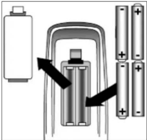 Diagram showing battery charging process with battery, switch, and two batteries