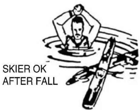 SKIER OK AFTER FALL