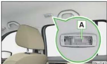 SKODA Fabia (2016) - Eclairage intérieur arrière - 1