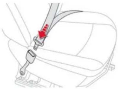 CITROEN C-Elysée (2012) - Ceintures de sécurité avant - 2