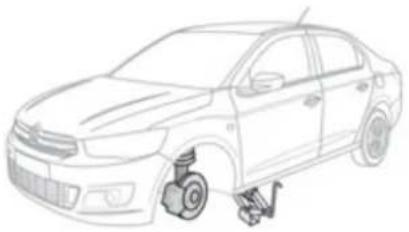 CITROEN C-Elysée (2012) - Montage de la roue - 1