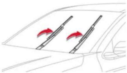 CITROEN C-Elysée (2012) - Position particulière de l'essuie-vitre avant - 1