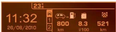 23° 11:32 26/08/2010 800 km 8.3 l/100 km 521 km