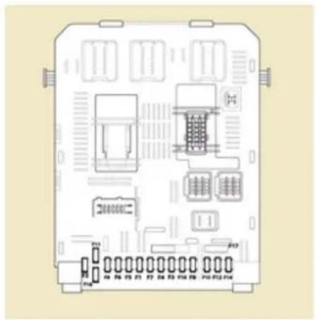 CITROEN Berlingo (2012) - FUSIBLES PLANCHE DE BORD - 1