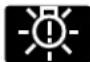 Lincoln MKX (2016) - Low Beam Malfunction Warning - 1