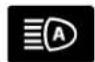 Lincoln MKX (2016) - Automatic High Beam Indicator (If Equipped) - 1