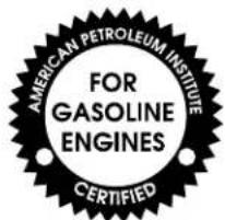 AMERICAN PETROLEUM INSTITUTE FOR GASOLINE ENGINES CERTIFIED