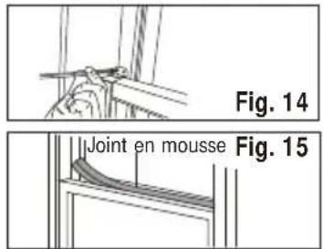 Fig. 14 Joint en mousse Fig. 15