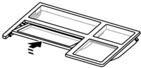 MAYTAG M1TXEGMYS - Pour enlever et réinstaller une tablette : - 1