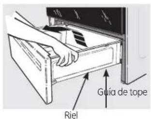 Guía de tope Riel