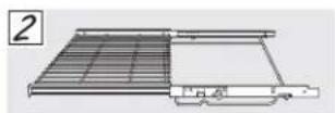 GE JS630SFSS - Parrilla de extensión (en algunos modelos) - 1