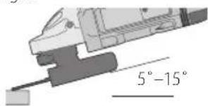 5°-15°
