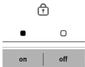 on | off