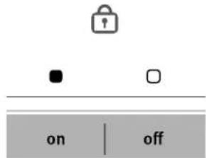 on | off