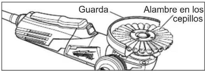 Guarda Alambre en los cepillos