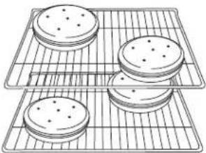 KITCHENAID Architect KGRS505X - Baking Layer Cakes on 2 Racks - 1