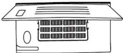 MAYTAG MSC21C6MDM - Cómo instalar el filtro de aire (en algunos modelos) - 2