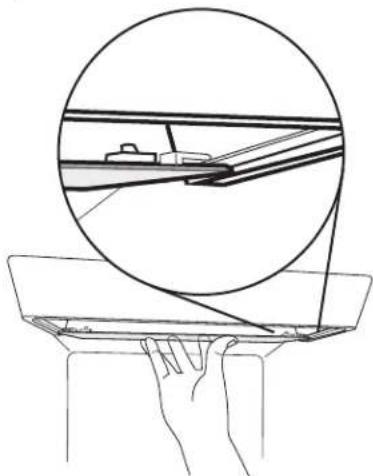 MAYTAG MSC21C6MDM - Réinstallation du protège-ampoule : - 1